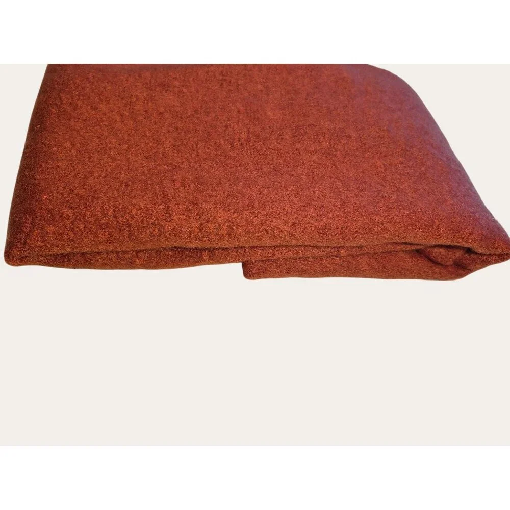 Oversized Chunky Winter Scarf with Fringe, Cozy Blanket-Style Wrap